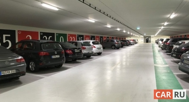 Паркинг, Parking, Баден - Баден, Baden - Baden, Germany, Германия, парковка