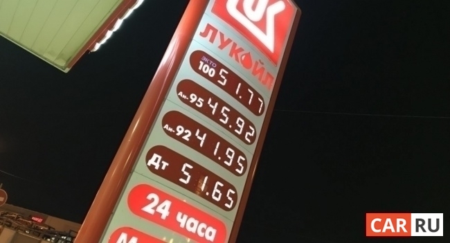 бензин, заправка, цены