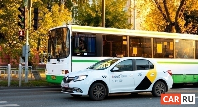 автобус, такси, общественный транспорт