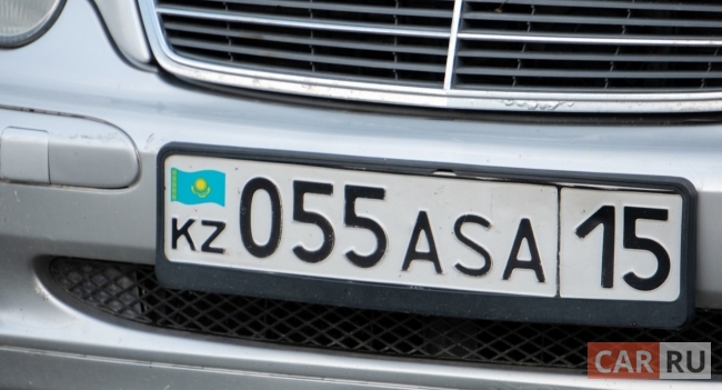 номер, номерной знак, Казахстан