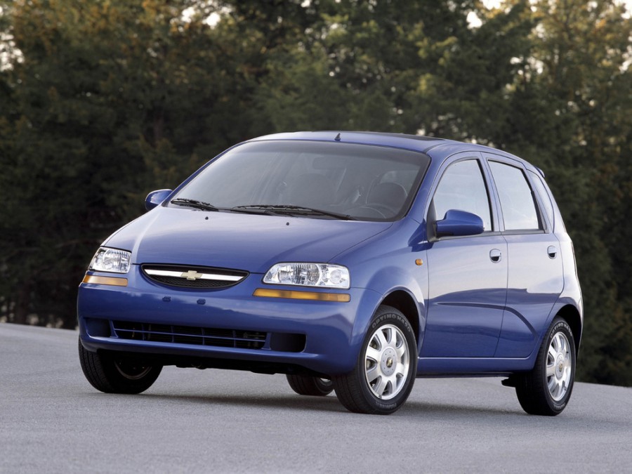 Chevrolet Aveo хетчбэк 5-дв., 2003–2008, T200, 1.2i MT (72 л.с.), характеристики