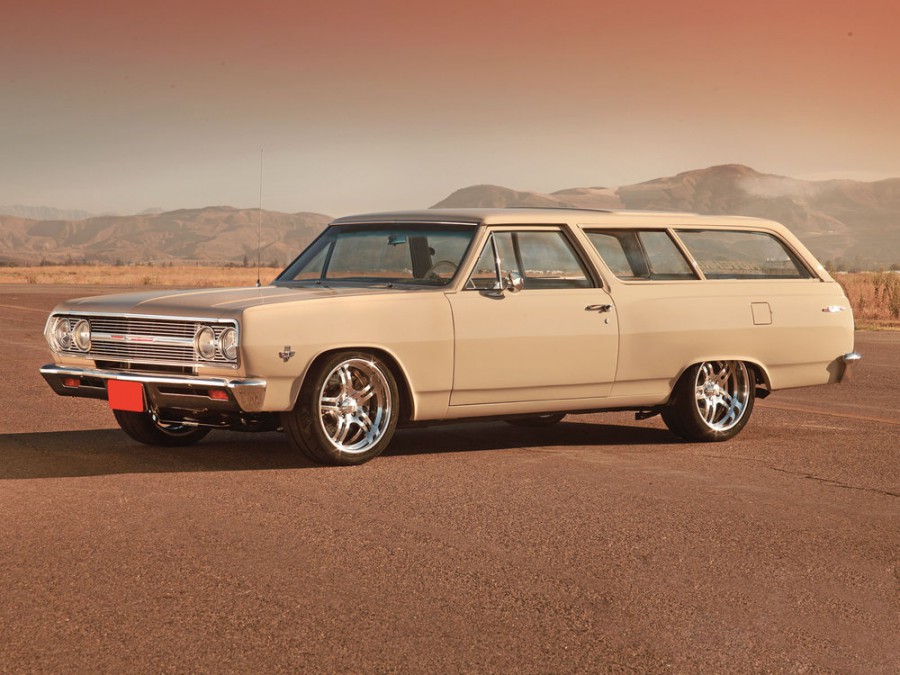 Chevrolet Chevelle Station Wagon универсал 3-дв., 1965, 1 поколение [рестайлинг], 5.4 3Synchromesh (350 л.с.), характеристики