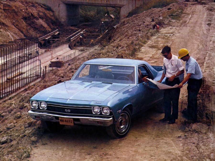 Chevrolet El Camino пикап, 1968, 3 поколение, 4.1 Powerglide (155 л.с.), характеристики