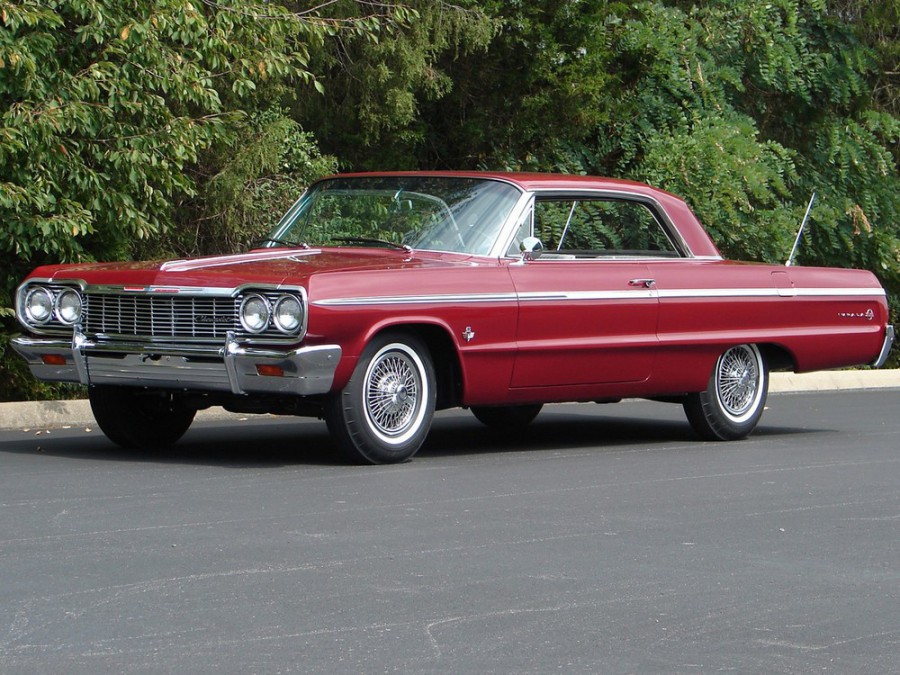 Chevrolet Impala купе, 1964, 3 поколение [3-й рестайлинг], 5.4 4MT (250 л.с.), характеристики