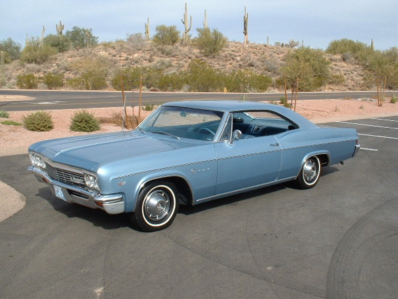 Chevrolet Impala купе, 1966, 4 поколение [рестайлинг], 4.1 MT Overdrive (155 л.с.), характеристики