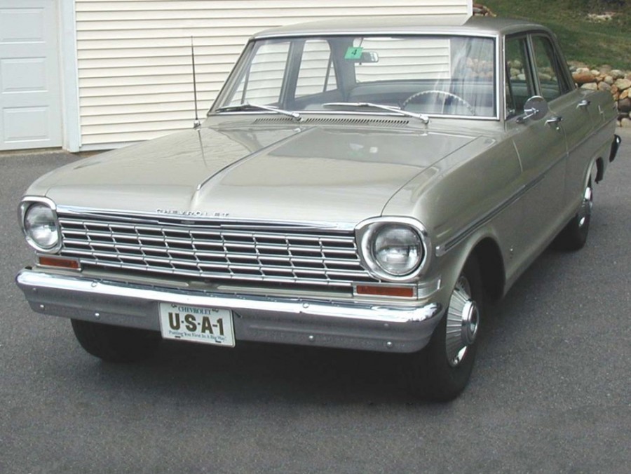 Chevrolet Nova седан, 1963, 1 поколение [рестайлинг], 3.2 Synchromesh (120 л.с.), характеристики