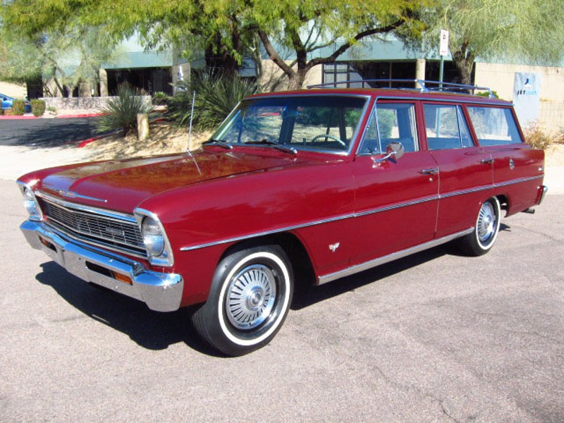 Chevrolet Nova универсал, 1966, 2 поколение, 4.6 Powerglide (220 л.с.), характеристики