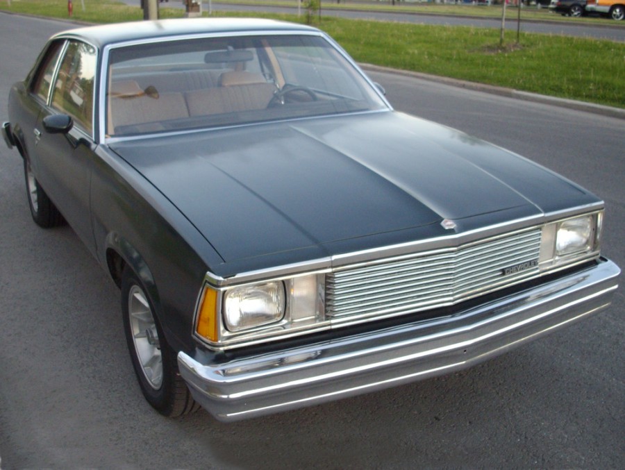 Chevrolet Malibu купе, 1981, 1 поколение [3-й рестайлинг], 5.0 AT (150 л.с.), характеристики