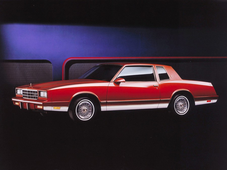 Chevrolet Monte Carlo купе 2-дв., 1983–1985, 4 поколение [2-й рестайлинг], 5.0 AT Overdrive (150 л.с.), характеристики