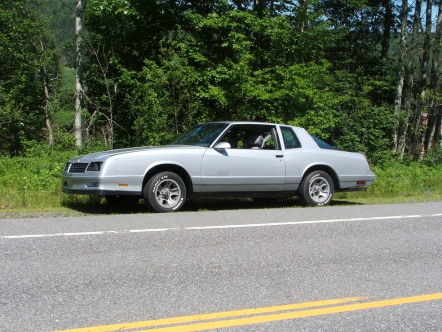 Chevrolet Monte Carlo SS Aerocoupe купе 2-дв., 1986–1988, 4 поколение [3-й рестайлинг], 5.0 AT Overdrive (180 л.с.), характеристики