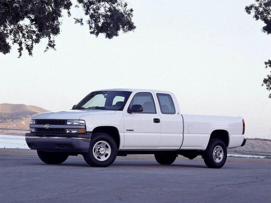 Chevrolet Silverado Extended Cab пикап 4-дв., 1999–2002, GMT800, 8.1 5AT 4WD LWB 3500HD (340 л.с.), характеристики