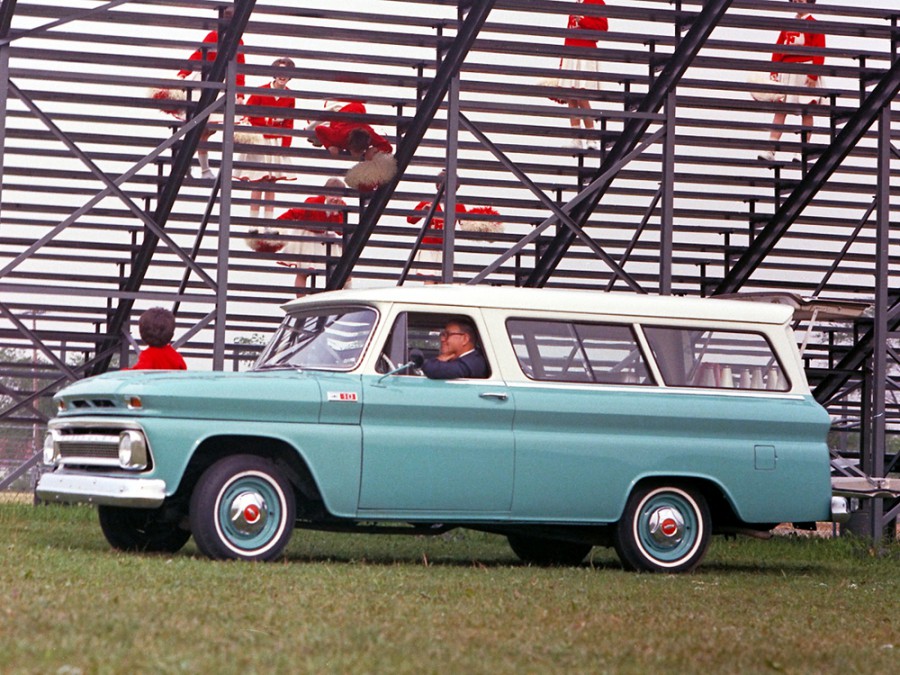 Chevrolet Suburban внедорожник, 1963–1966, 6 поколение [рестайлинг], 3.8 3MT Synchro-mesh Heavy Duty (140 л.с.), характеристики