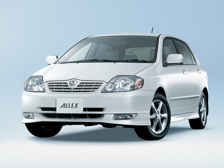 Toyota Allex хетчбэк, 2001–2002, E120, 1.8 MT (190 л.с.), характеристики