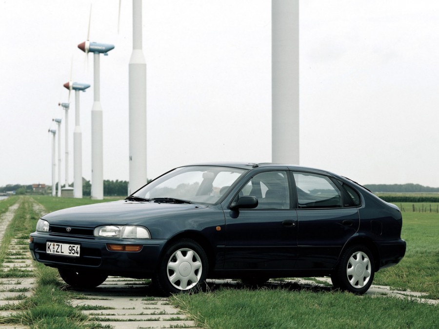 Toyota Corolla лифтбэк, 1991–1999, E100, 1.6 MT (115 л.с.), характеристики