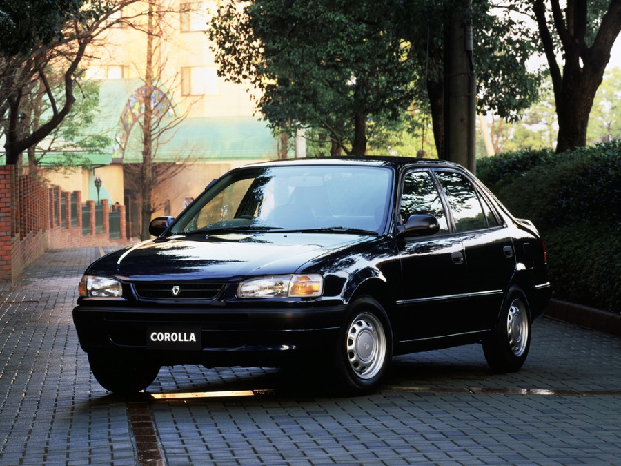 Toyota Corolla JDM седан 4-дв., 1995–2001, E110, 2.0 D MT (73 л.с.), характеристики