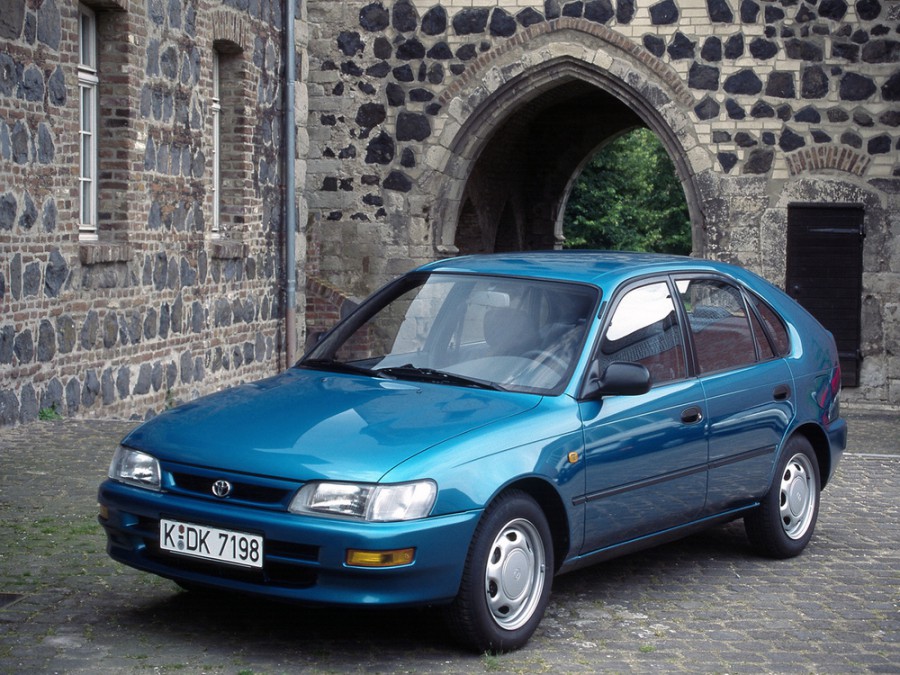 Toyota Corolla хетчбэк 5-дв., 1991–1999, E100, 1.3 MT (75 л.с.), характеристики
