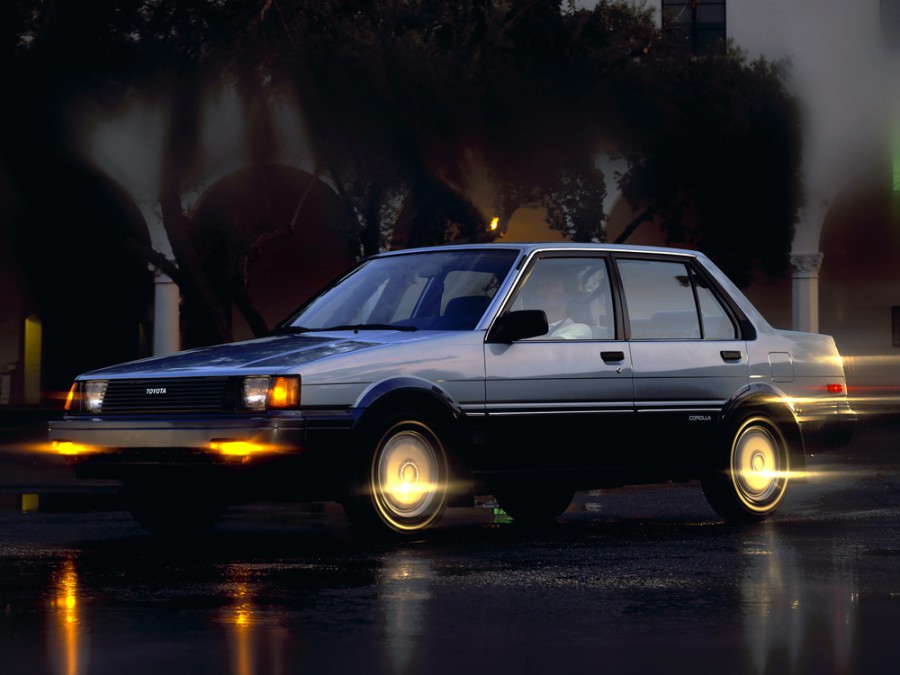 Toyota Corolla седан, 1983–1987, E80, 1.3 MT (69 л.с.), характеристики