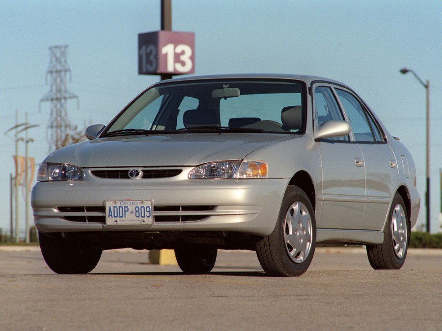 Toyota Corolla седан 4-дв., 1995–2001, E110, 1.8 4AT (125 л.с.), характеристики