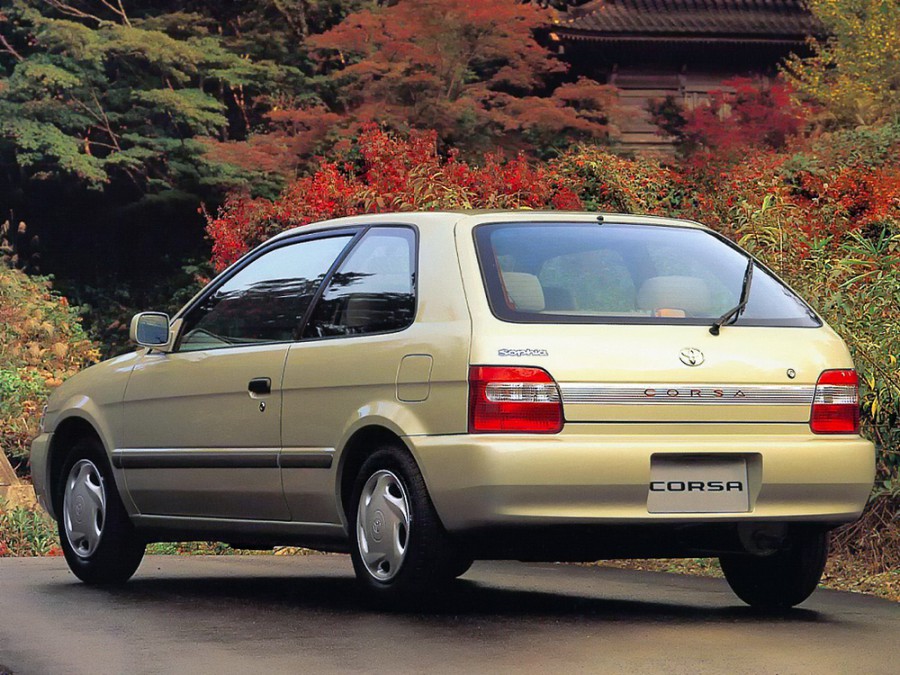 Toyota Corsa хетчбэк, 1994–1999, 5 поколение, 1.3 AT (88 л.с.), характеристики