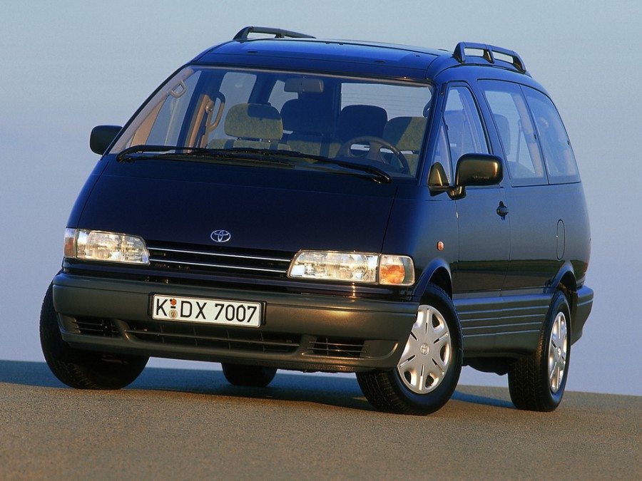 Toyota Estima минивэн, 1990–1999, 1 поколение, 2.4 AT 4WD (135 л.с.), характеристики