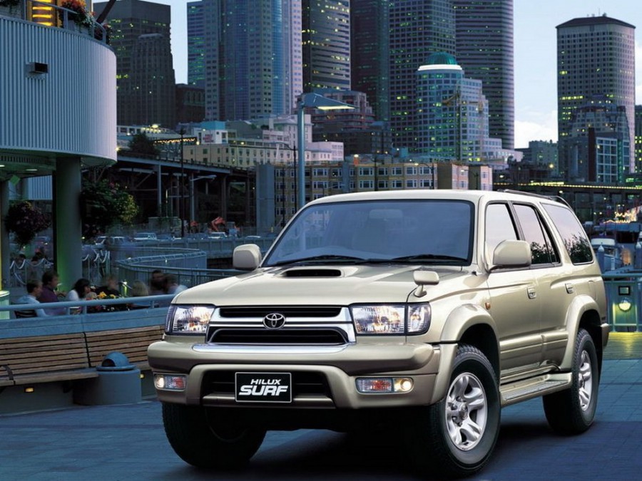Toyota Hilux Surf внедорожник, 1995–2002, 3 поколение, 2.7 AT АWD (150 л.с.), характеристики