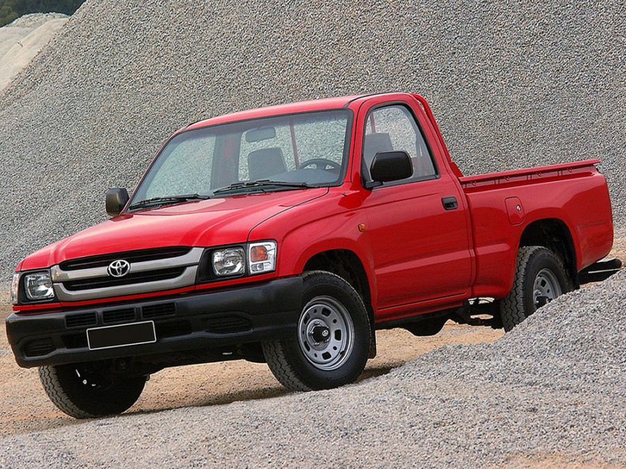 Toyota Hilux пикап 2-дв., 2001–2004, 6 поколение [рестайлинг], 2.0 AT (110 л.с.), характеристики