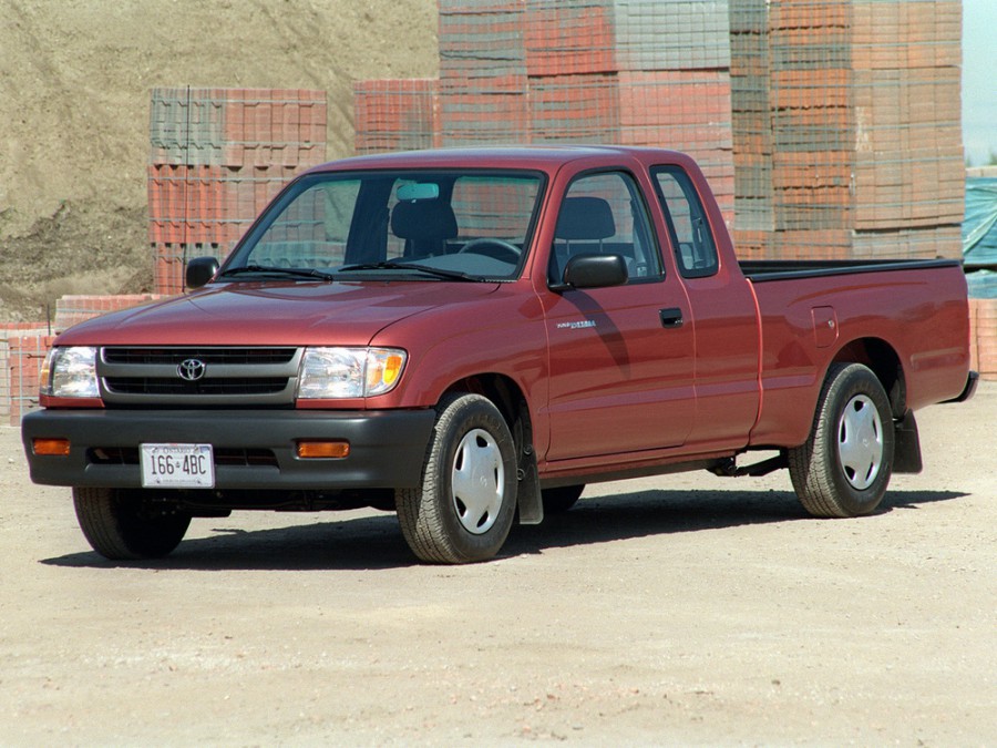 Toyota Tacoma Xtracab пикап 2-дв., 1998–2000, 1 поколение [рестайлинг], 2.7 AT Overdrive 4x4 (150 л.с.), характеристики