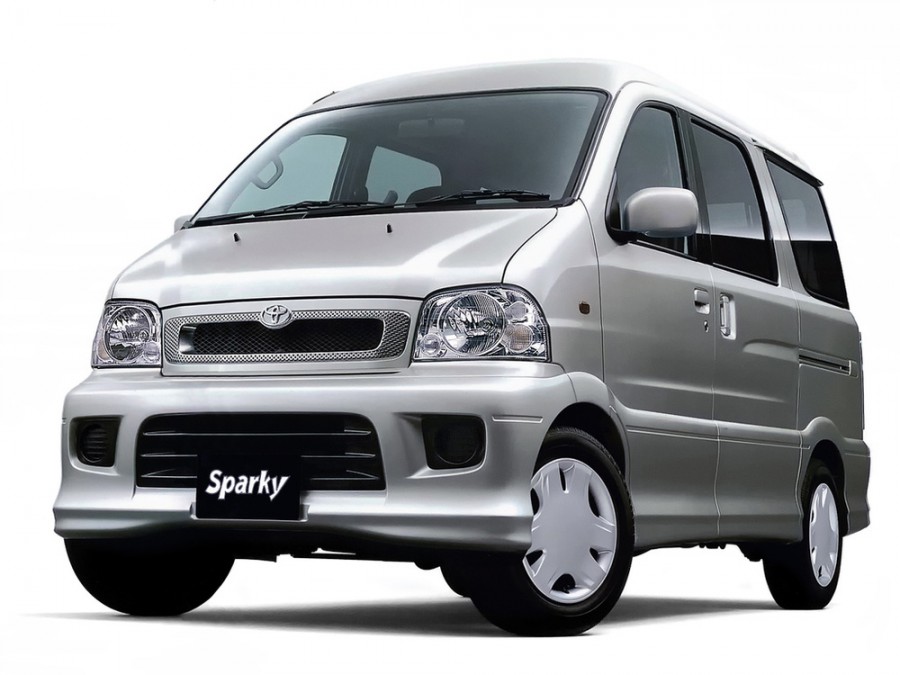 Toyota Sparky минивэн, 2000–2002, 1 поколение, 1.3 AT 4WD (90 л.с.), характеристики