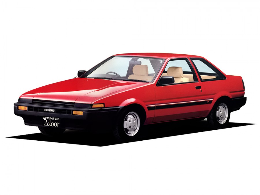 Toyota Sprinter Trueno купе, 1983–1987, AE85/AE86, 1.6 MT (130 л.с.), характеристики
