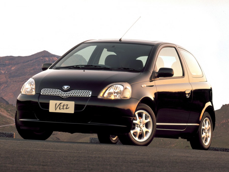 Toyota Vitz хетчбэк 3-дв., 1998–2002, XP10, 1.0 AT (70 л.с.), характеристики
