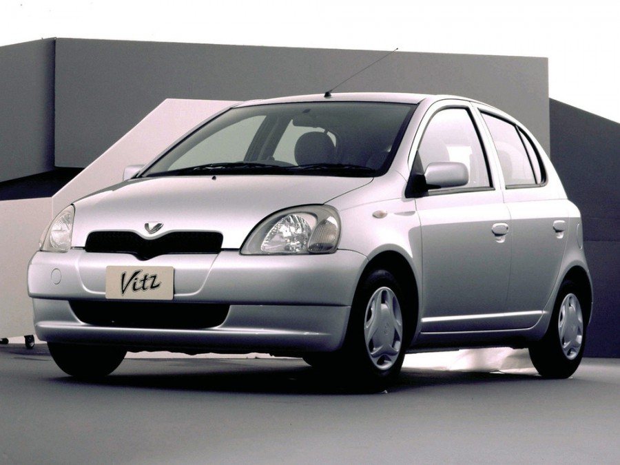 Toyota Vitz хетчбэк 5-дв., 1998–2002, XP10, 1.3 MT (88 л.с.), характеристики
