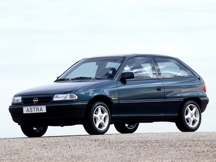 Opel Astra хетчбэк, 1991–1994, F, 1.6 AT (71 л.с.), характеристики