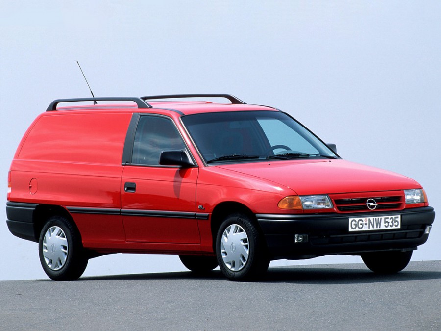 Opel Astra фургон, 1991–1994, F, 1.6 MT (71 л.с.), характеристики