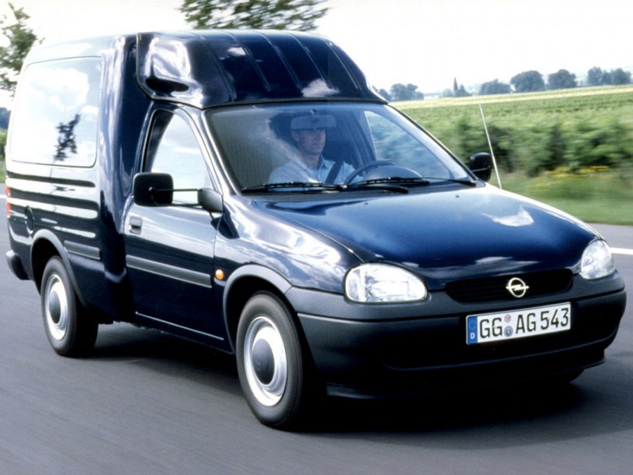 Opel Combo фургон, 1993–2001, B, 1.4 MT (82 л.с.), характеристики