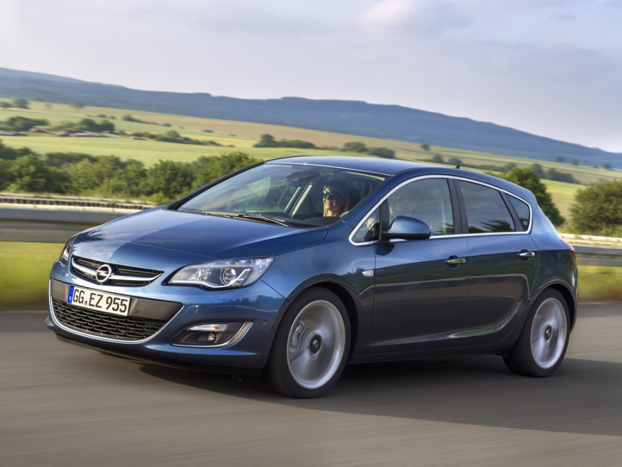 Opel Astra хетчбэк 5-дв., 2012–2016, J [рестайлинг], 1.6 AT (115 л.с.), Essentia, характеристики