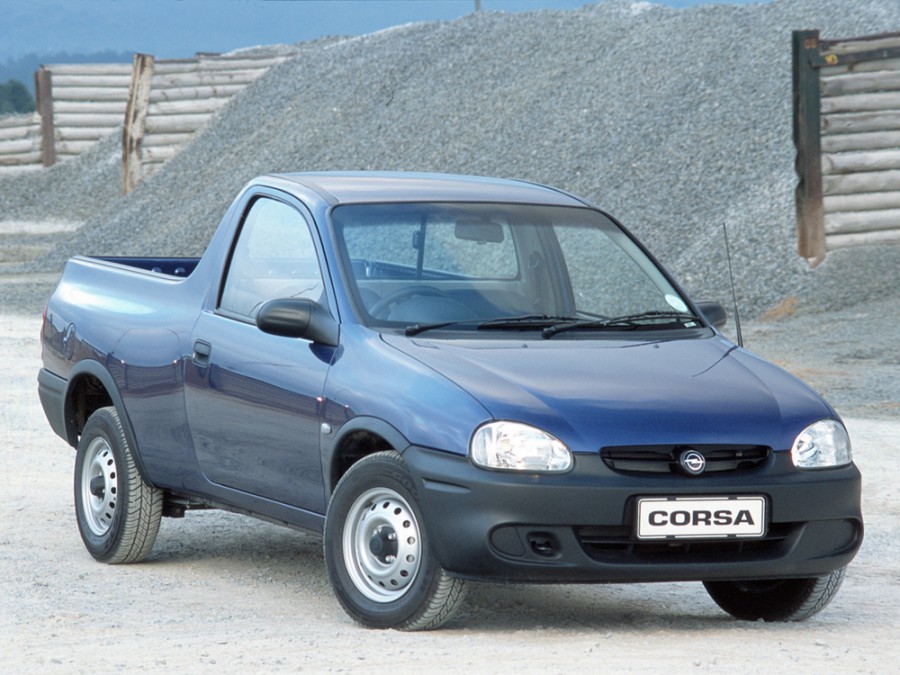 Opel Corsa пикап, 1997–2000, B [рестайлинг] - отзывы, фото и характеристики на Car.ru