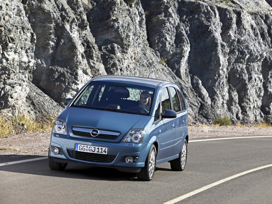 Opel Meriva минивэн 5-дв., 2004–2010, 1 поколение [рестайлинг], 1.4 LPG MT (90 л.с.), характеристики