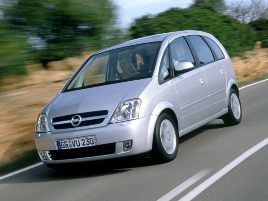 Opel Meriva минивэн, 2002–2006, 1 поколение, 1.6 MT (87 л.с.), характеристики