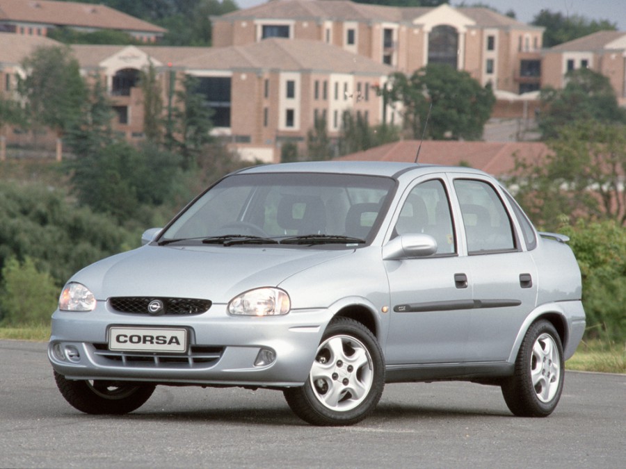 Opel Corsa седан, 1997–2000, B [рестайлинг] - отзывы, фото и характеристики на Car.ru