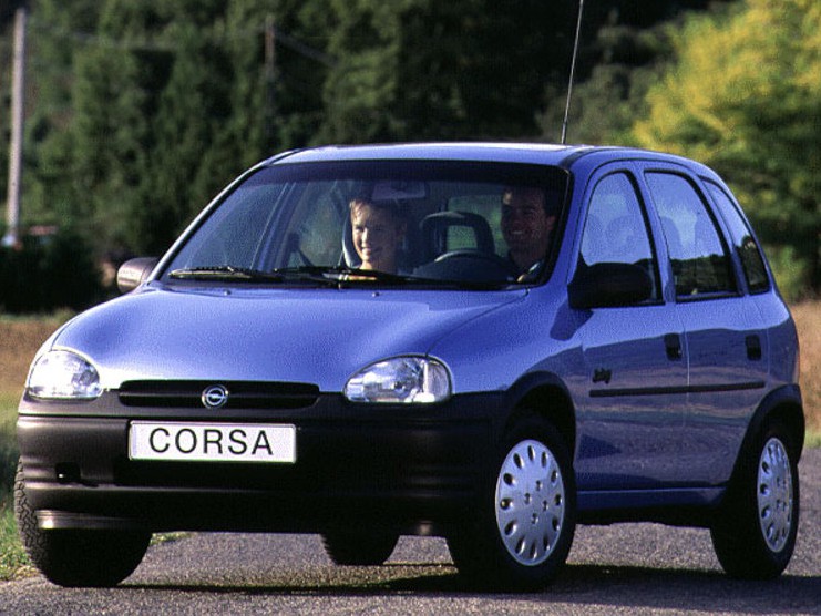 Opel Corsa хетчбэк 5-дв., 1993–2000, B, 1.2i MT (45 л.с.), характеристики