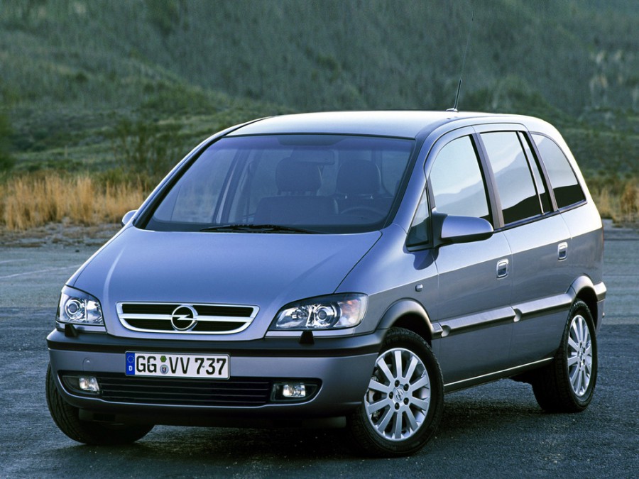 Opel Zafira минивэн 5-дв., 2003–2005, A [рестайлинг], 2.0 DTi MT (100 л.с.), характеристики