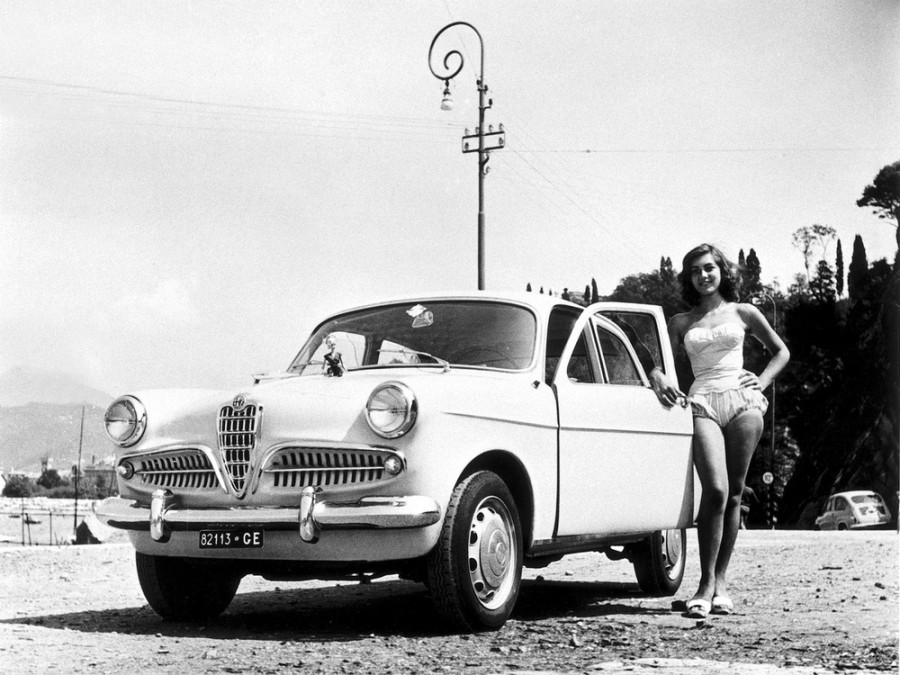 Alfa Romeo Giulietta Berlina седан, 1954–1959, 750/101, 1.3 MT (65 л.с.), характеристики