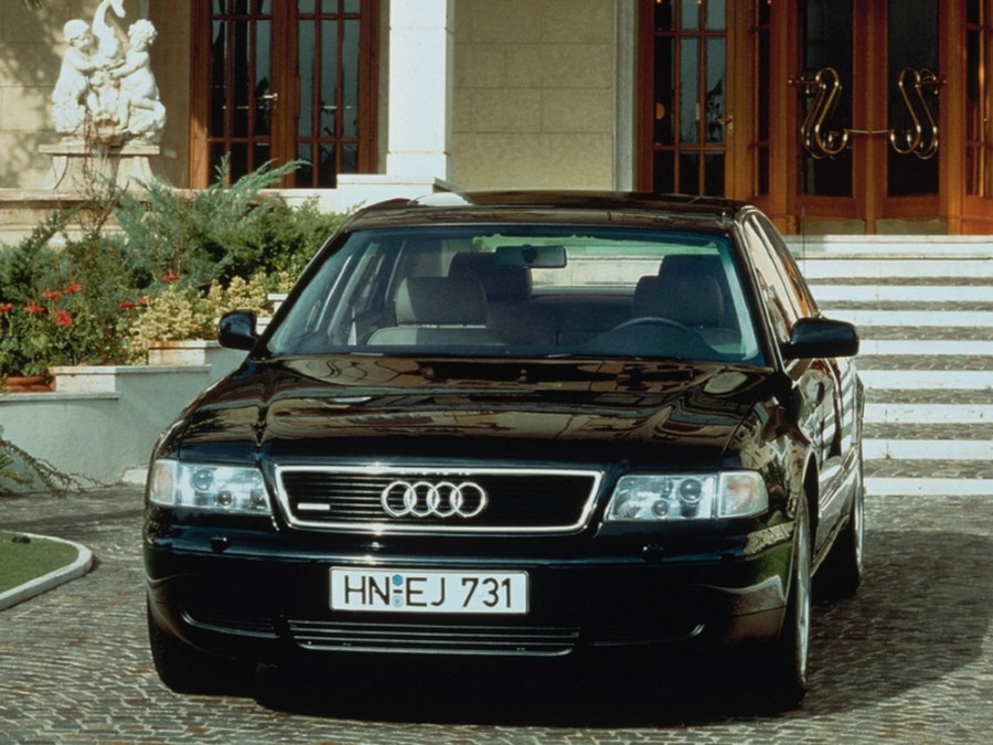 Audi A8 седан 4-дв., 1994–1999, D2/4D, 3.7 tiptronic quattro (230 л.с.), характеристики