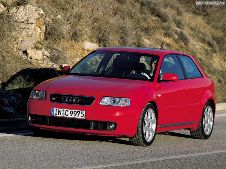 Audi S3 хетчбэк, 1999–2001, 8L, 1.8 T quattro MT (210 л.с.), характеристики