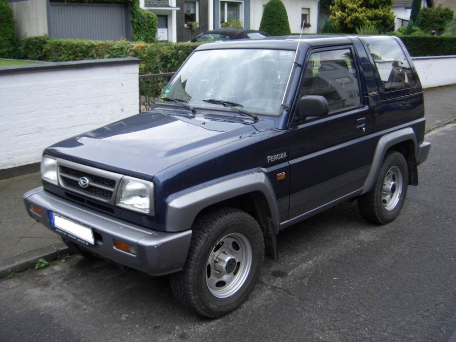 Daihatsu Feroza Hard top внедорожник, 1994–1999, 1 поколение [рестайлинг], 1.6 MT (95 л.с.), характеристики