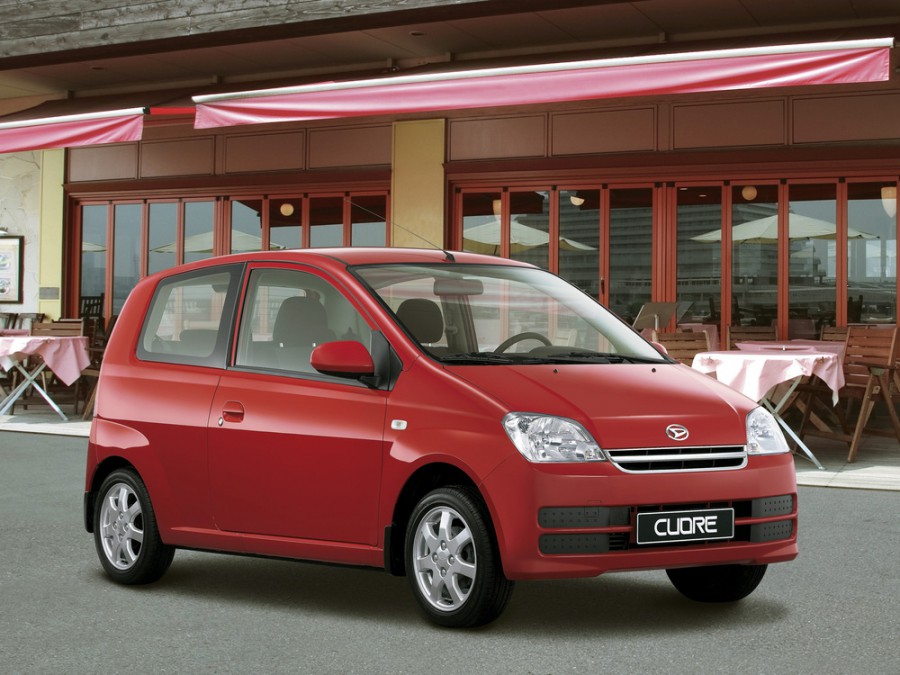 Daihatsu Cuore 3d хетчбэк, 2003–2007, L250, 1.0 MT (58 л.с.), характеристики