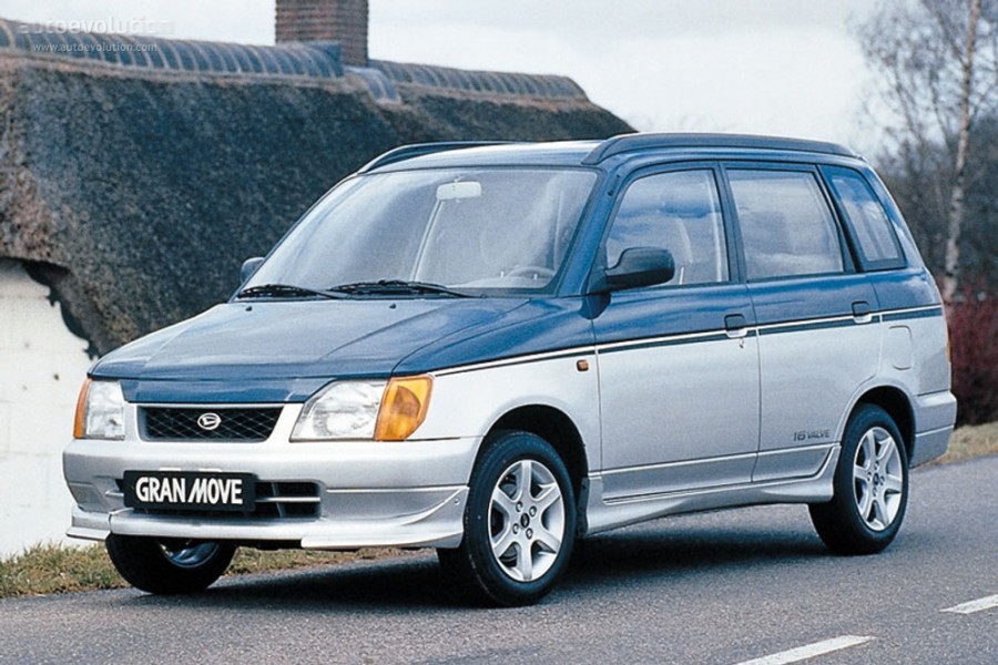 Daihatsu Gran Move минивэн, 1996–1999, 1 поколение, 1.5 AT (90 л.с.), характеристики