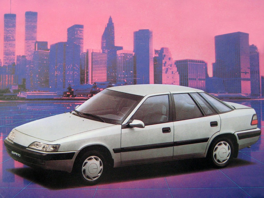 Daewoo Espero седан, 1990–1993, KLEJ, 2.0 MT (100 л.с.), характеристики