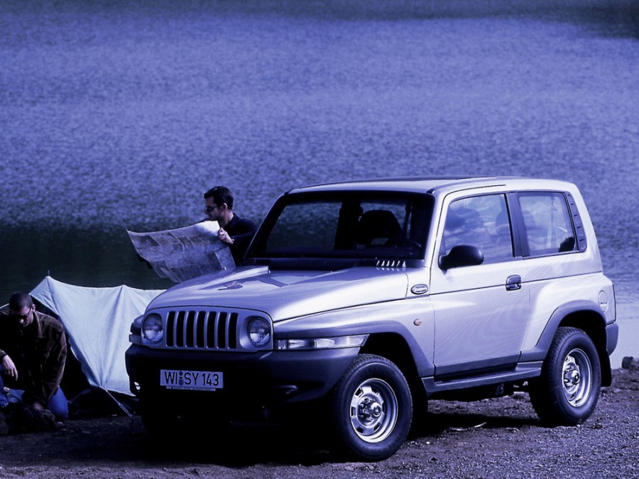Daewoo Korando внедорожник, 1999–2001, KJ, 2.3 MT (140 л.с.), характеристики