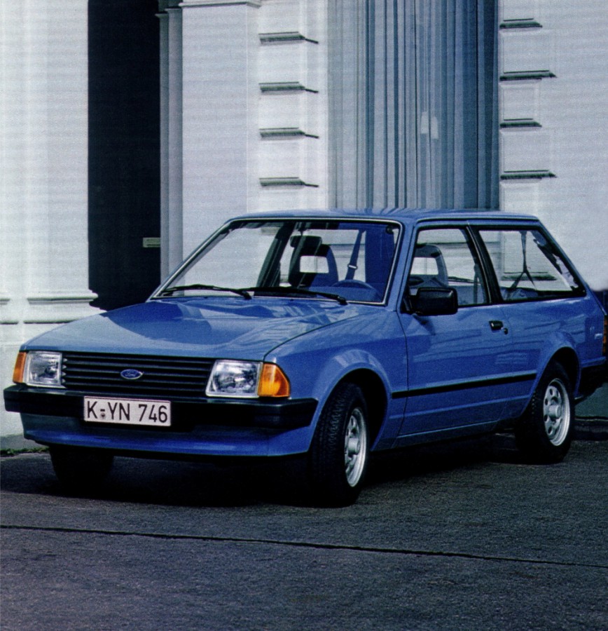Ford Escort универсал 3-дв., 1980–1986, 3 поколение, 1.3 4MT (69 л.с.), характеристики